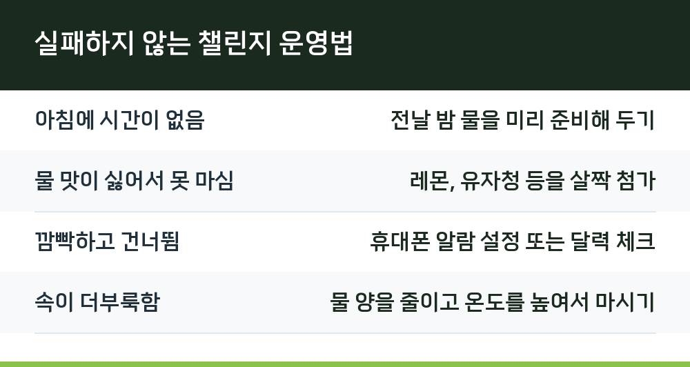 실패하지 않는 챌린지 운영법