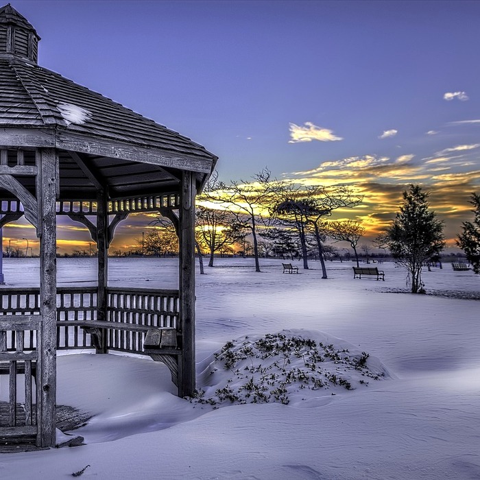 가을 전망대 풍경