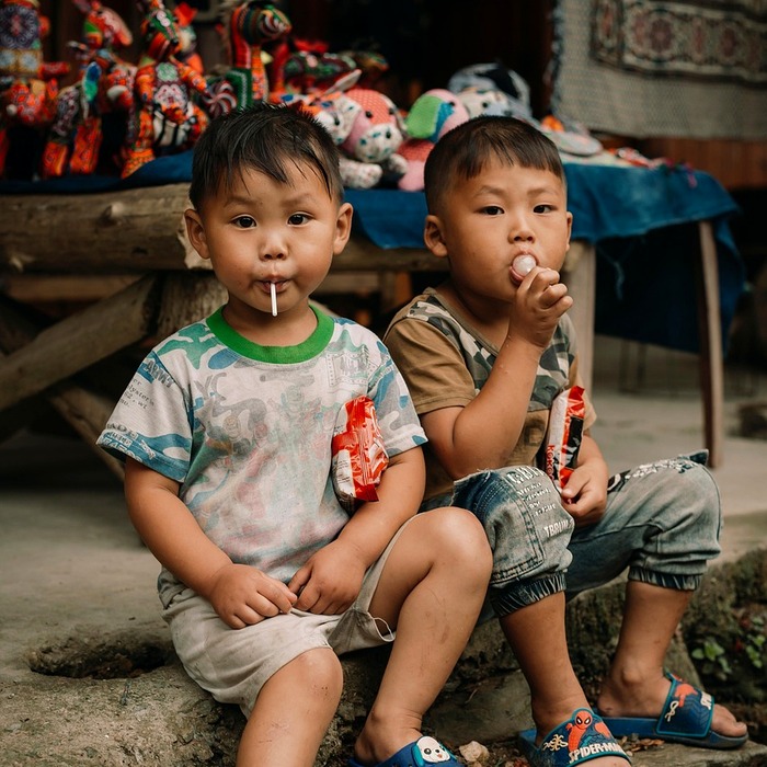 어린이 치아 배열