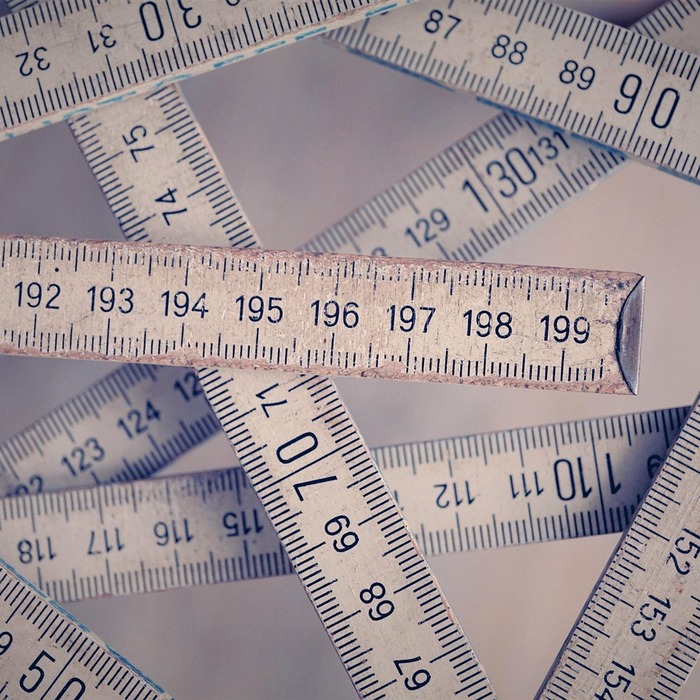 발의 길이 측정