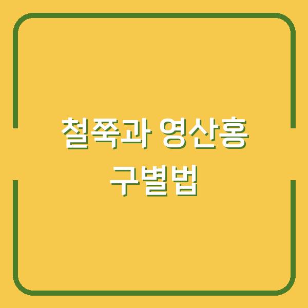 철쭉인 줄 알았는데 영산홍? 헷갈리지 않게 확실히 구별하는 방법